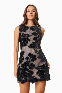 Elliat - Zara Day To Night Mini Dress In Black - Size 14 for rent on The Volte - image 1