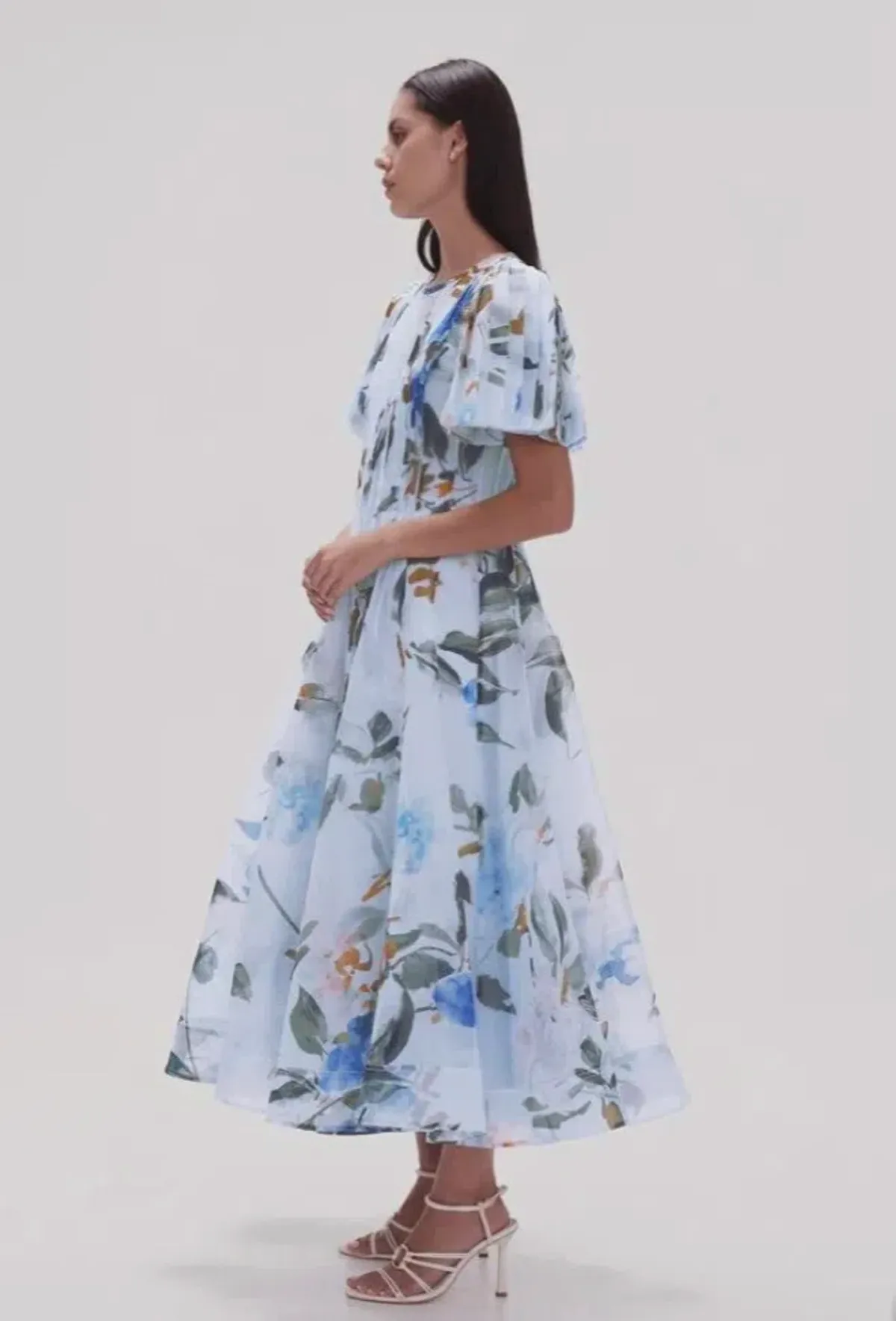 AJE Nova Pleated Midi Dress - Image 2