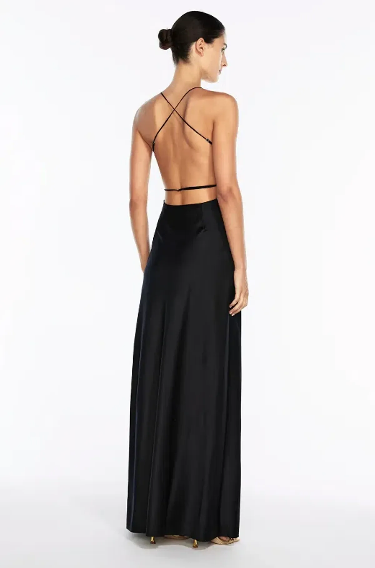 Manning Cartell Liquid Asset Slip Dress Black Size 8 - Image 3