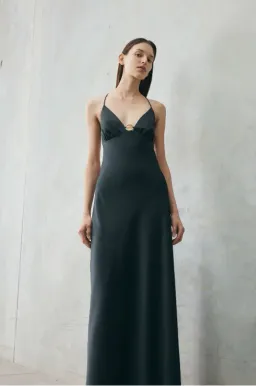 Manning Cartell Liquid Asset Slip Dress Black Size 8 for rent on The Volte - image 4