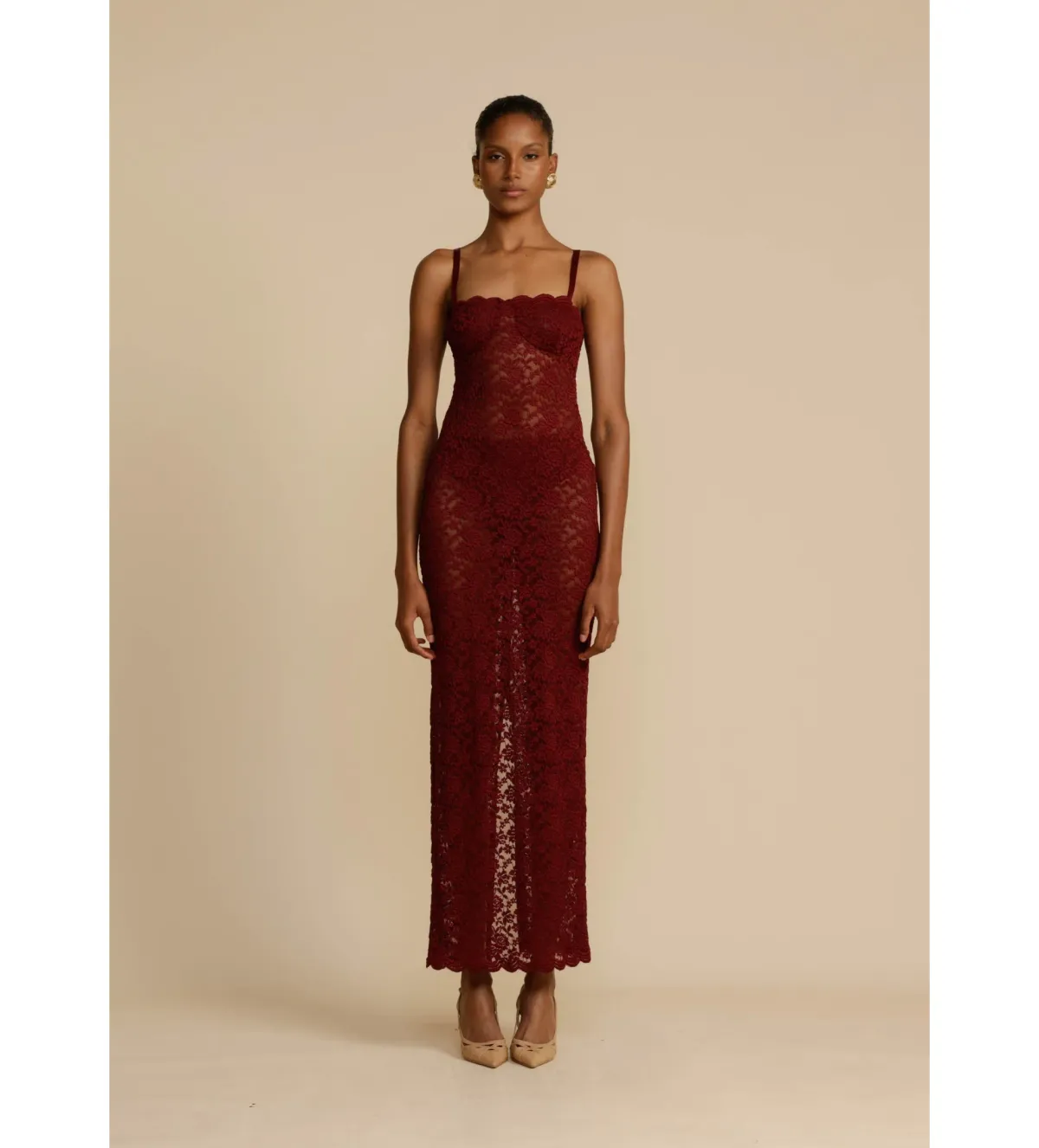 Arcina Ori Margot Dress Wine Size Small/Au 8 - Image 3