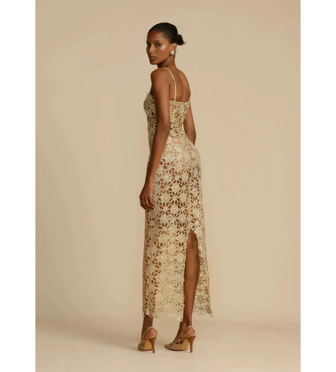 Arcina Ori Kendra Dress Gold Size XS / AU 6 for rent on The Volte - main image