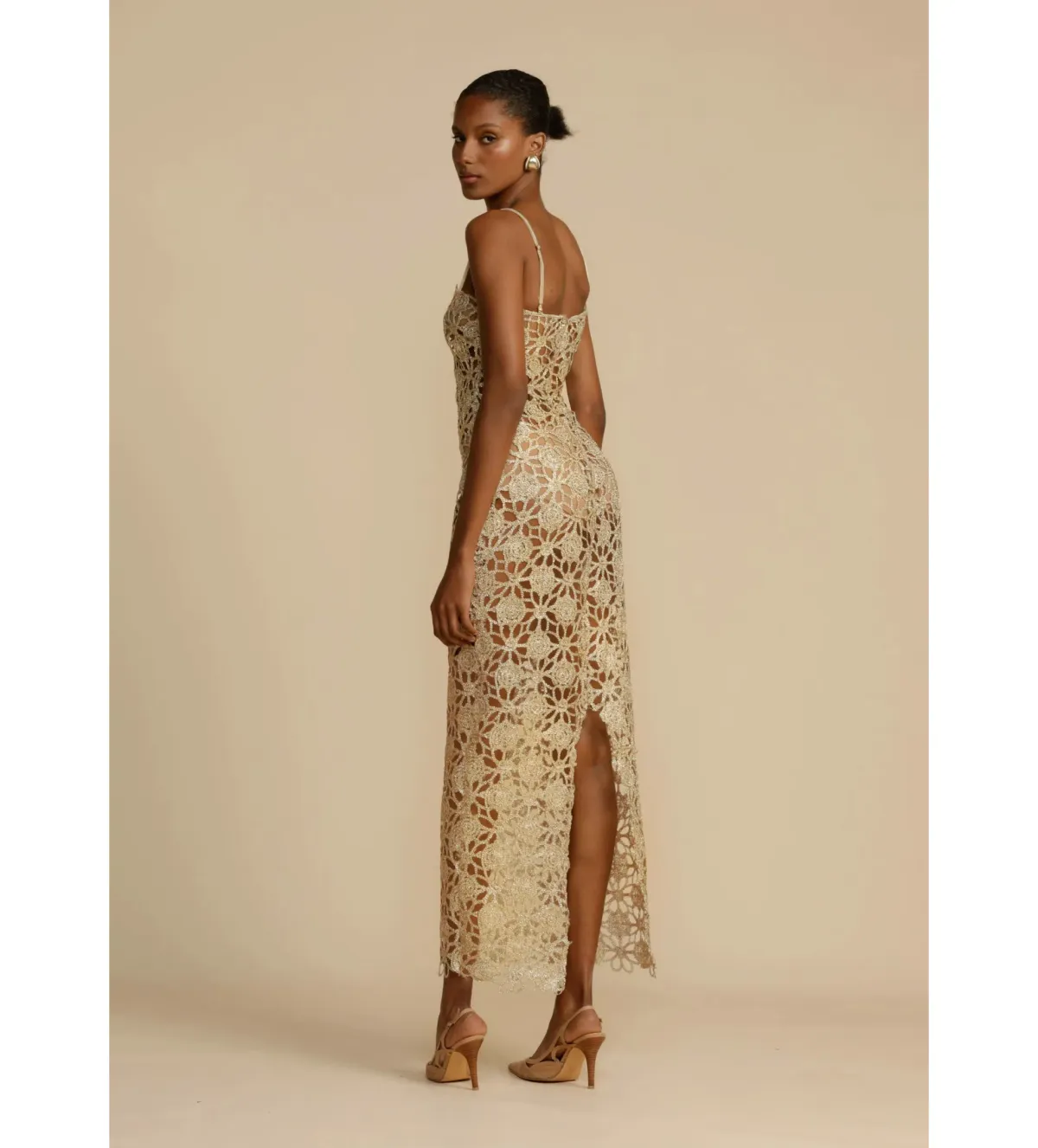 Arcina Ori Kendra Dress Gold Size XS / AU 6 - Image 2