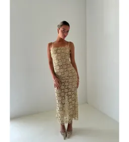Arcina Ori Kendra Dress Gold Size XS / AU 6 for rent on The Volte - image 3
