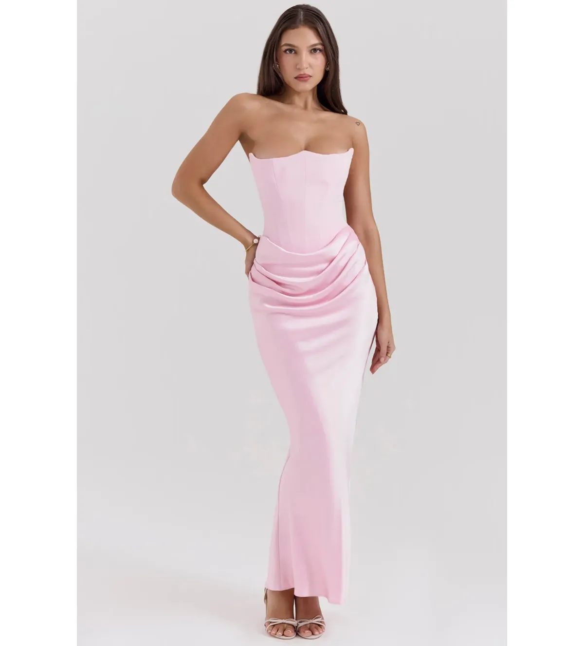 House of CB Persephone Dress in Rose Size XS / AU 6 for rent on The Volte - main image