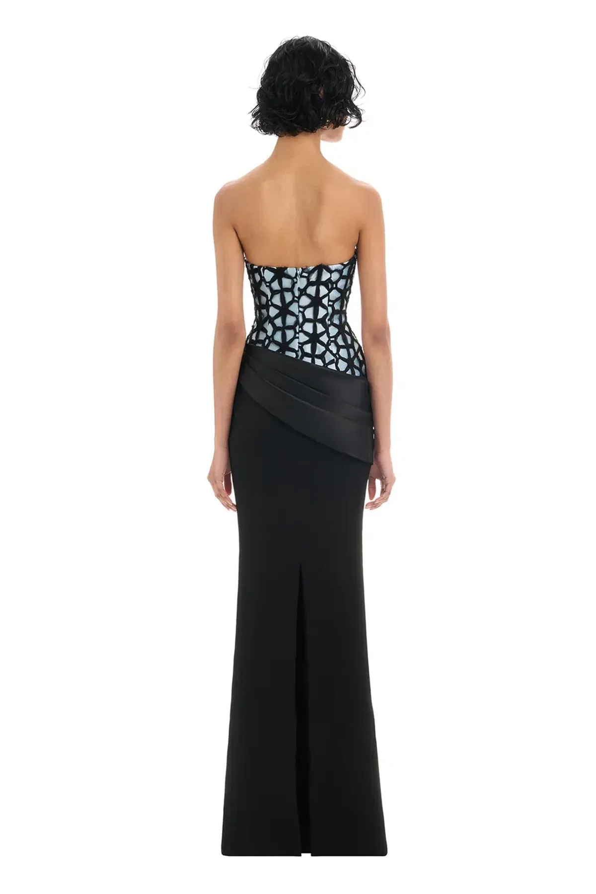 Eliya The Label Sidonia Gown Black/Blue Size M / AU 10 - Image 3