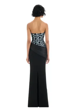 Eliya The Label Sidonia Gown Black/Blue Size M / AU 10 for rent on The Volte - image 3