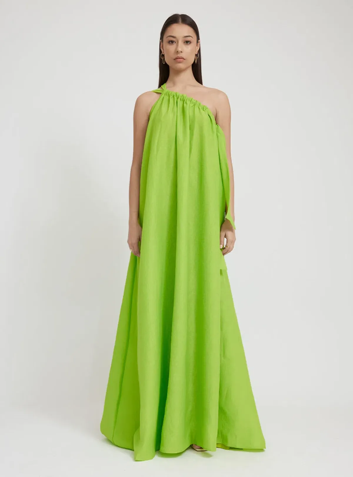 Tojha Lola Maxi Dress Lime Size AU 8 - Image 1