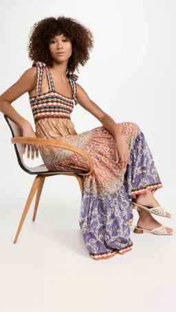 Zimmermann Devi Crochet Midi Dress Spliced Size 1 / AU 10 for rent on The Volte - image 5