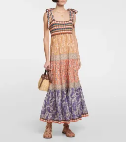 Zimmermann Devi Crochet Midi Dress Spliced Size 1 / AU 10 for rent on The Volte - image 4
