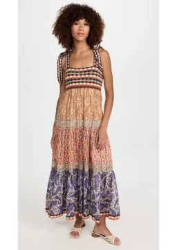 Zimmermann Devi Crochet Midi Dress Spliced Size 1 / AU 10 for rent on The Volte - image 1