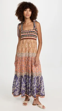 Zimmermann Devi Crochet Midi Dress Spliced Size 1 / AU 10 for rent on The Volte - image 6