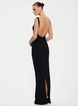 Effie Kats Verona Gown in Black Size 6 for rent on The Volte - image 2