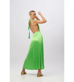 L'Idee Renaissance Split Gown in Neon Lime Size AU 8 for rent on The Volte - image 2