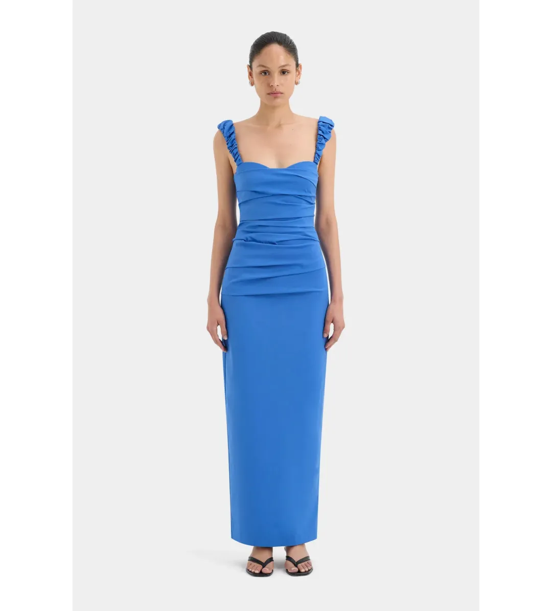 Sir The Label Azul Balconette Gown in Cobalt Blue Size 1 / AU 8 for rent on The Volte - main image