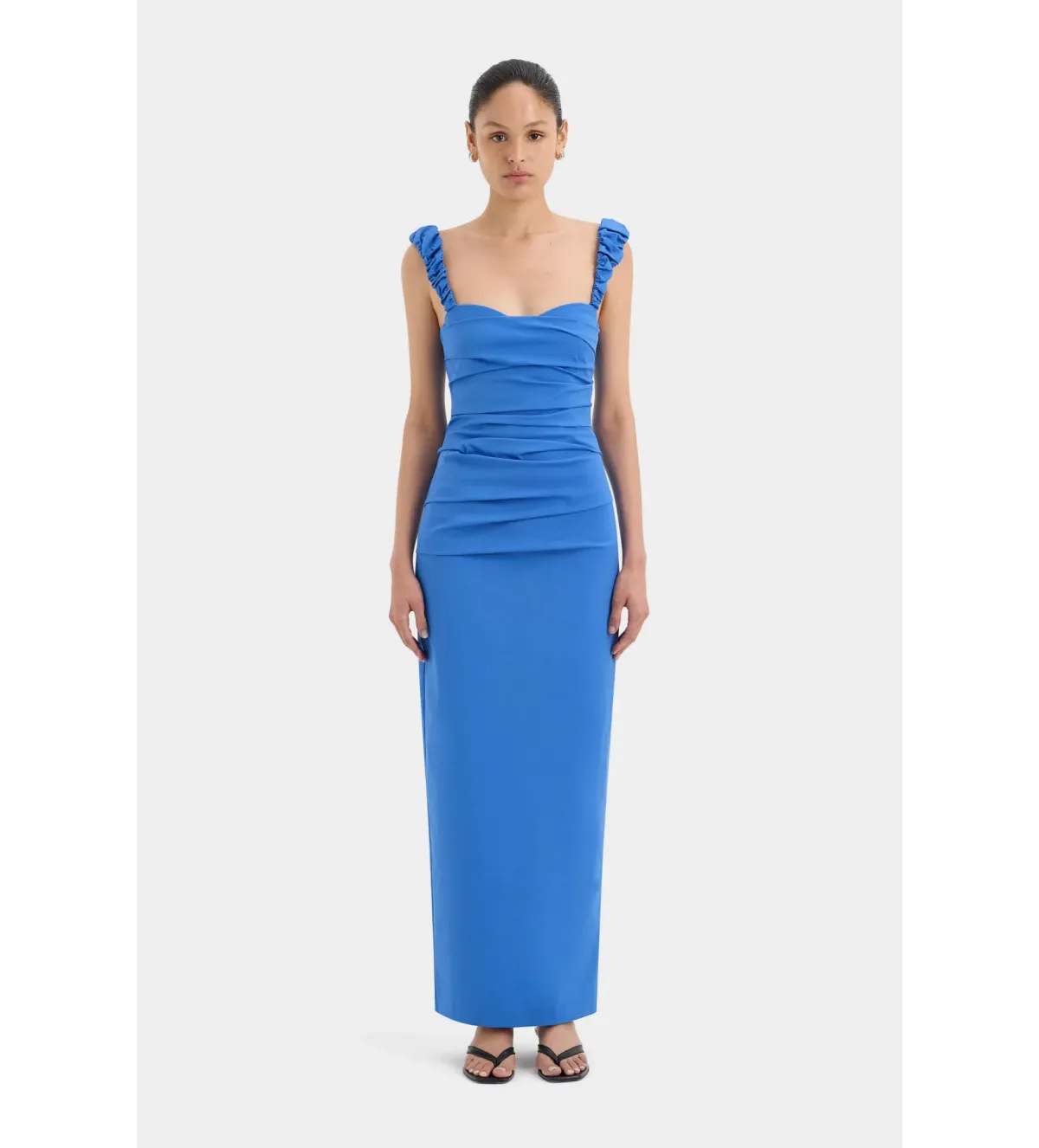 Sir The Label Azul Balconette Gown in Cobalt Blue Size 1 / AU 8 for rent on The Volte - main image