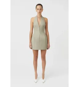Camilla and Marc Pompidou Dress in Olive Marle Size AU 10 for rent on The Volte - image 1