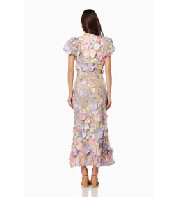 Elliatt Astraea 3D Lace Maxi Dress in Purple Size M / AU 10 for rent on The Volte - image 4