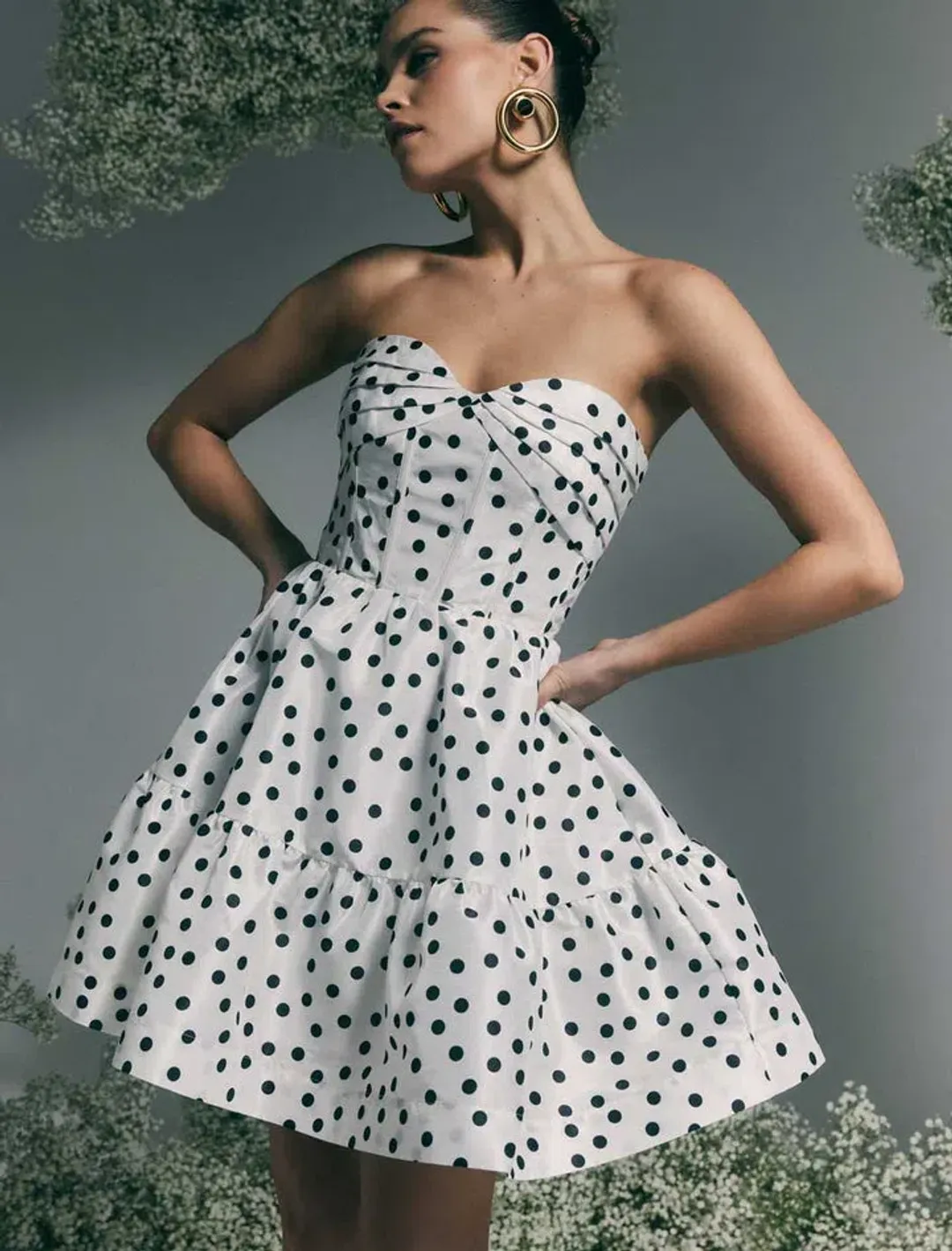 Rebecca Vallance Delia Mini Dress Print Size 8 for rent on The Volte - main image