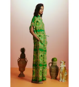 Alémais La Musica Silk Shirt and Pant Green Size AU 16 for rent on The Volte - image 3