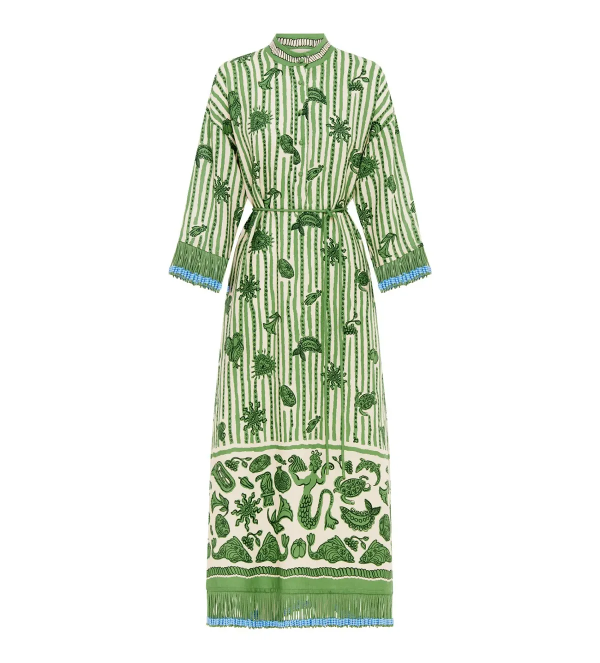 Alémais Lula Midi Dress Green Size AU 16 - Image 5