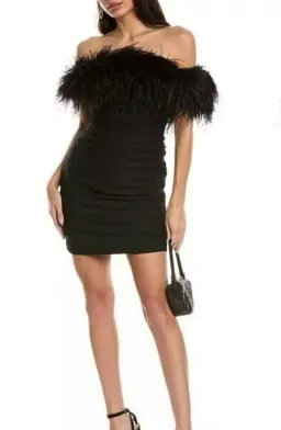 Rachel Gilbert Zion Mini Dress Black Size 1 / AU 8 for rent on The Volte - image 3