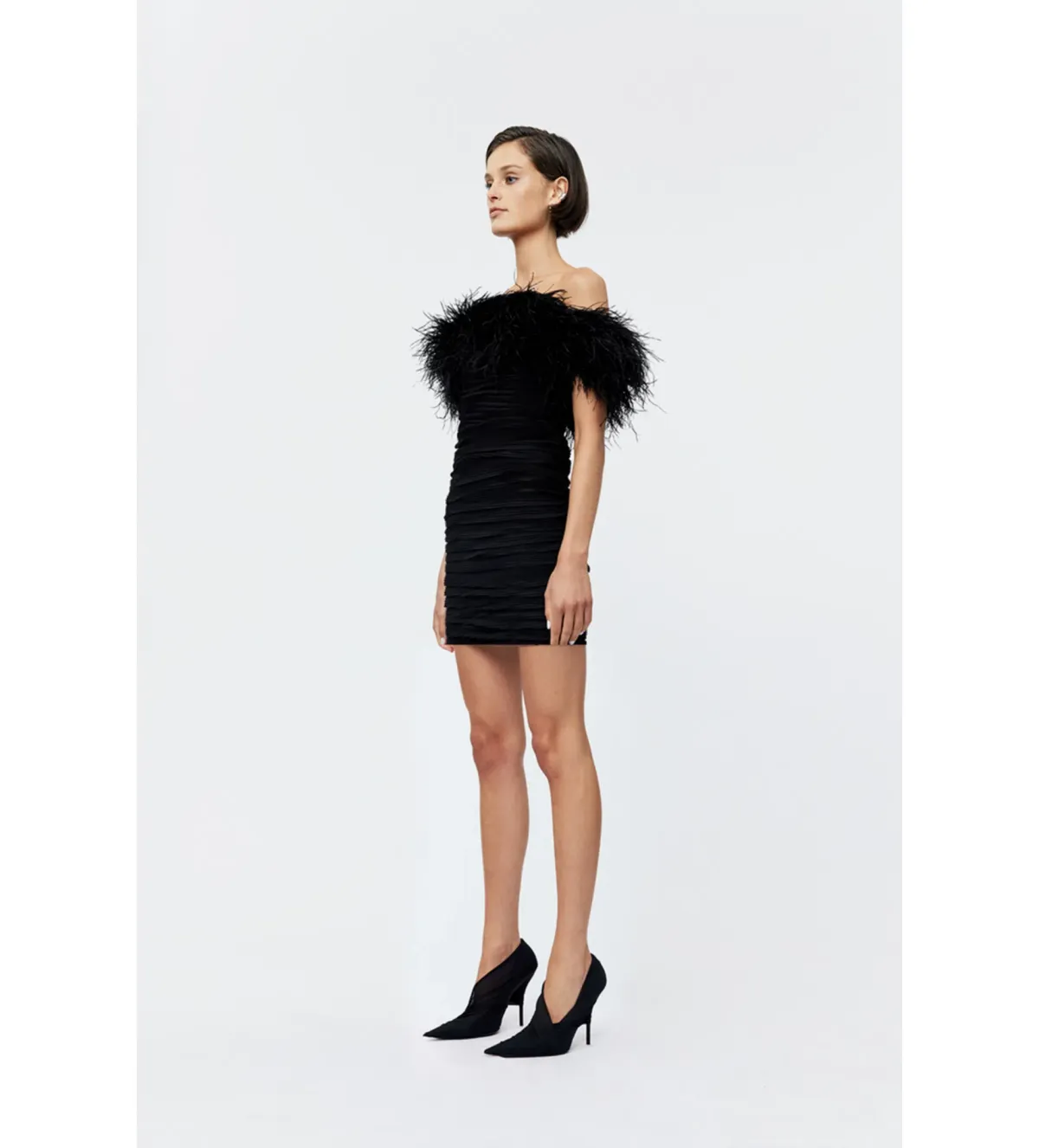 Rachel Gilbert Zion Mini Dress in Black Size 1/AU8 - Image 2