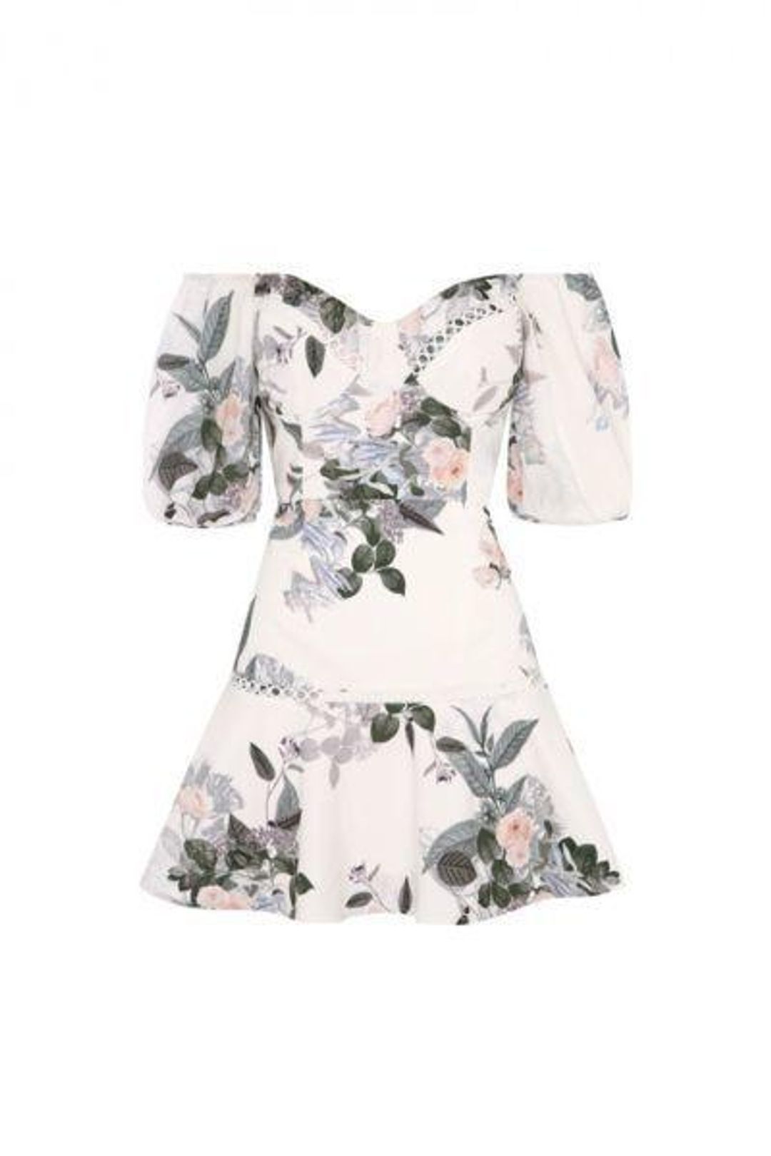 Sheike Floral Whispers Dress for rent on The Volte - main image