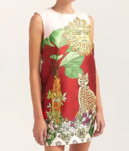 Alémais Tiger Mini Dress Multi Size AU 14 for rent on The Volte - image 2