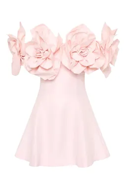Aje Etta Mini Dress Pastel Pink Size 8 for rent on The Volte - image 7