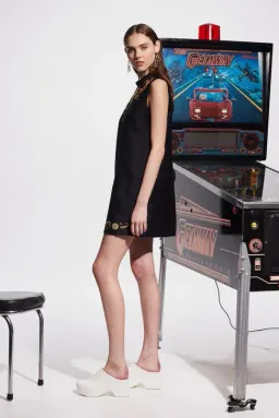 Alémais Bingo Mini Dress Black Size 12 for rent on The Volte - image 4