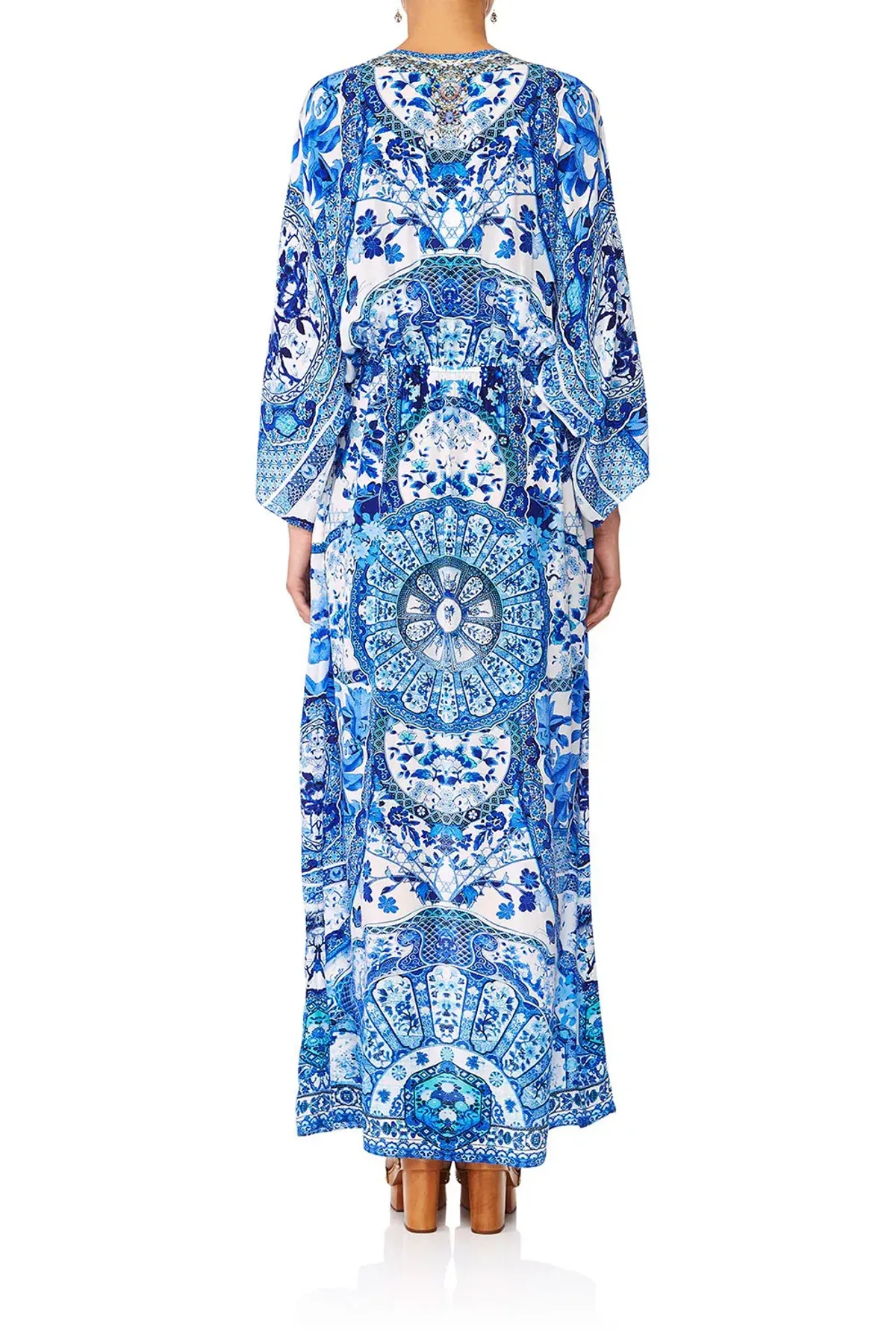 Camilla Split Pocket Dress Eternity's Empire Blue Size L / AU 14 - Image 2