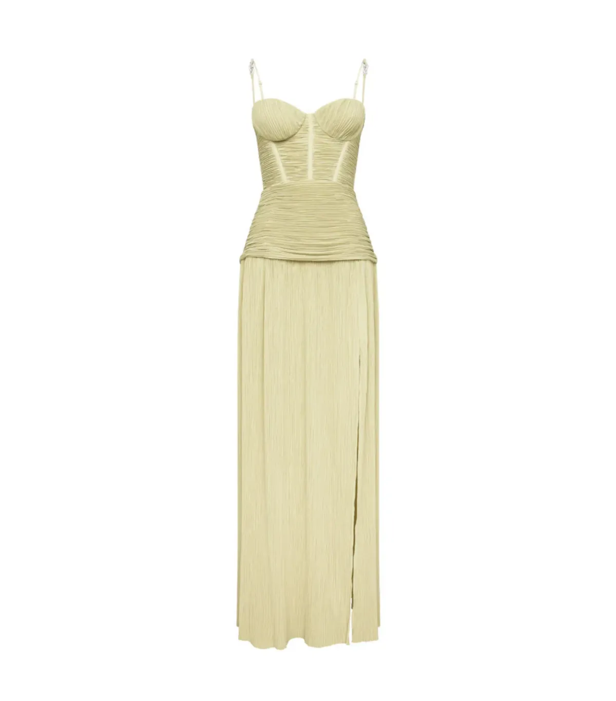 Manning Cartell Double Time Pleat Dress Pistachio Size AU 8 - Image 6