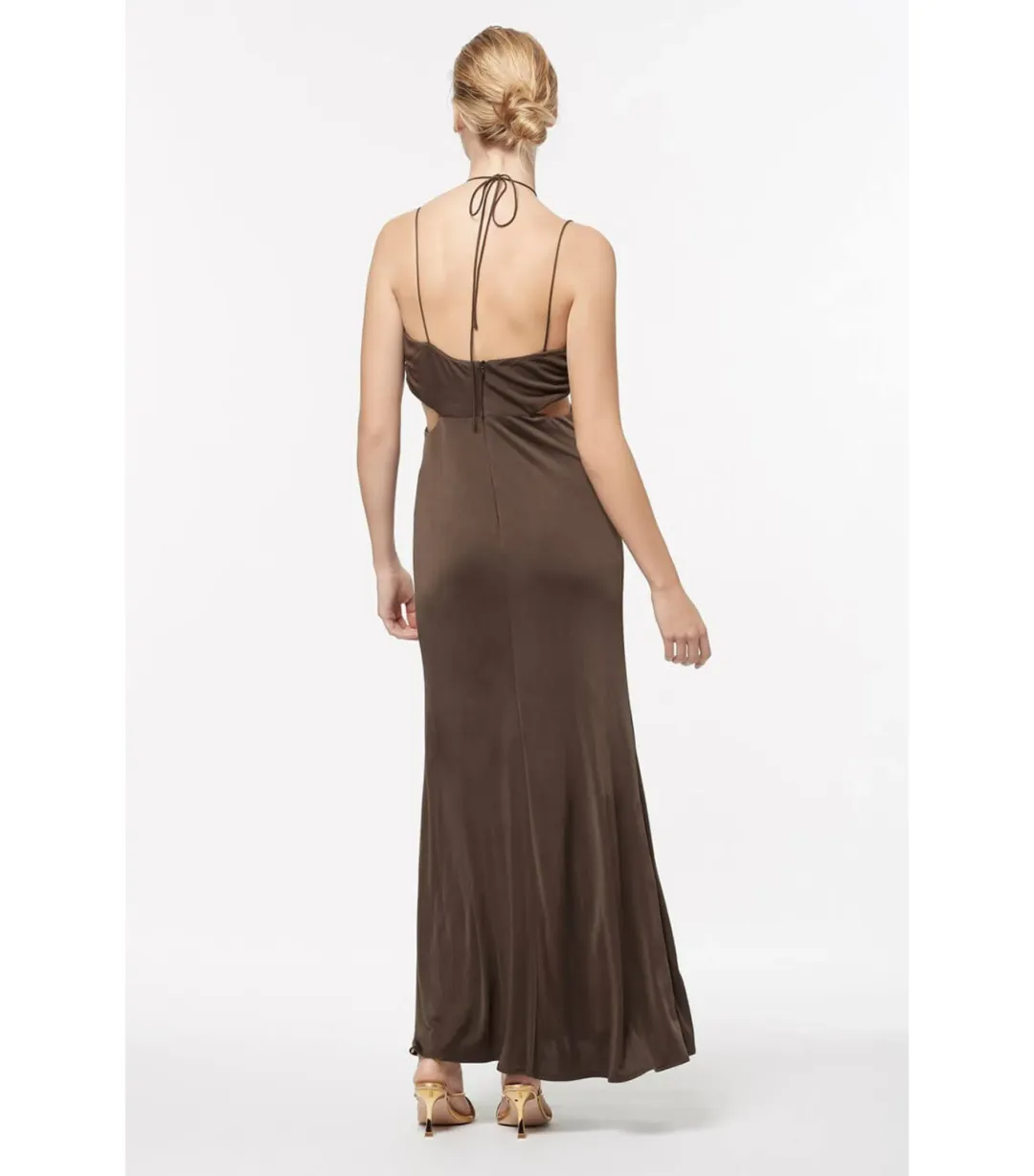 Manning Cartell Sweet Obsession Slip Dress Brown Size AU 10 for rent on The Volte - main image