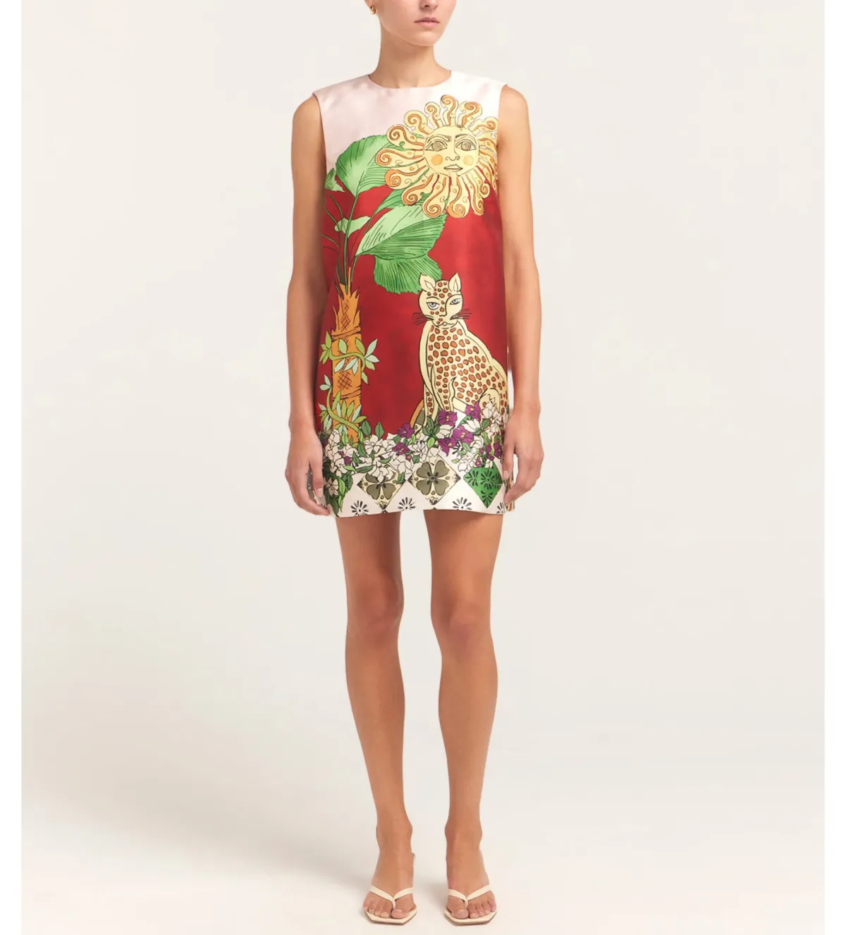Alemais Tiger Mini Dress Multi Size AU 6 / 8 - Image 1