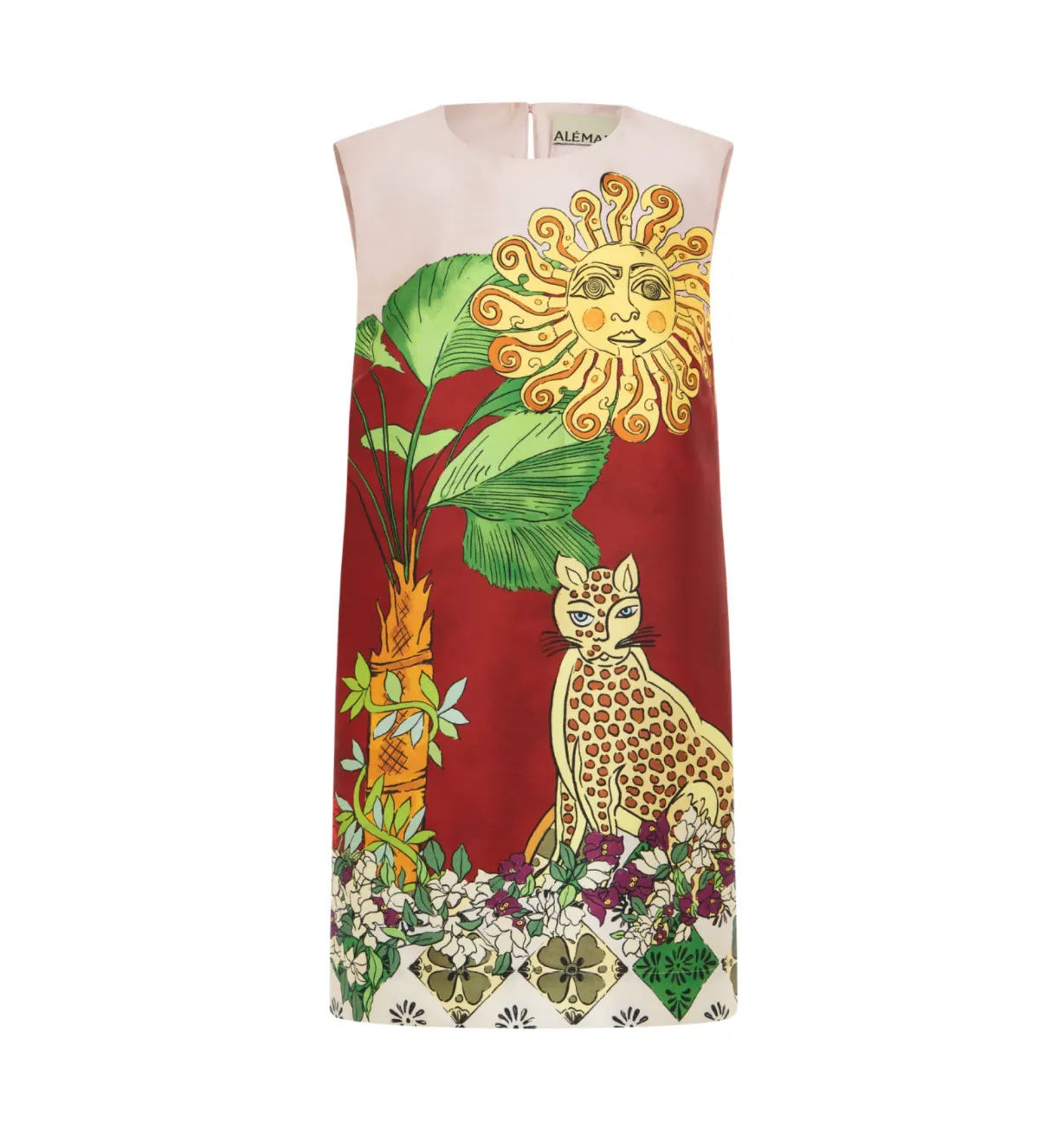 Alemais Tiger Mini Dress Multi Size AU 6 / 8 - Image 4