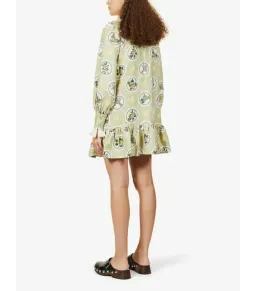 Alémais Sofia Mini Dress in Olive Size AU 14 for rent on The Volte - image 4