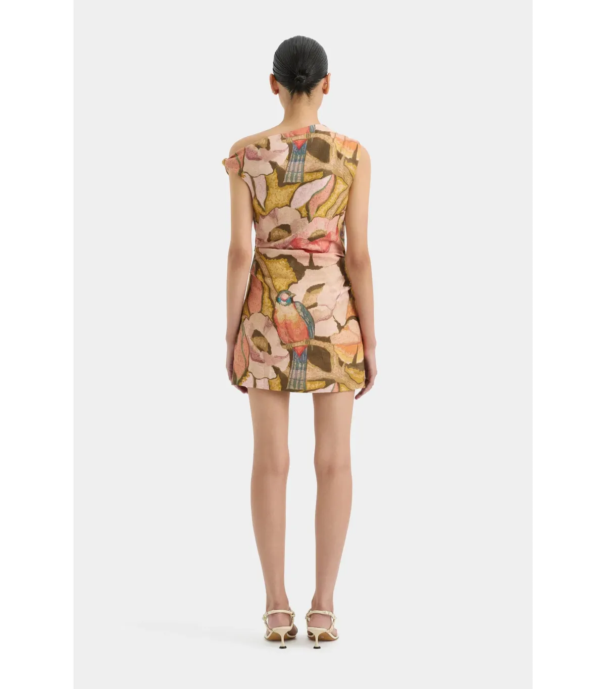 Sir the Label Talulah Knot Mini Dress Sanderling Floral Size 1 / AU 8 - Image 3