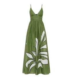 Aje Planetary Maxi Dress in Abstract Fern Size AU 12 for rent on The Volte - image 4