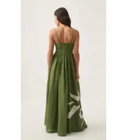 Aje Planetary Maxi Dress in Abstract Fern Size AU 12 for rent on The Volte - image 3
