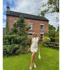 The Wolf Gang Irida Vest Dress Ivory Size AU 8 for rent on The Volte - image 2