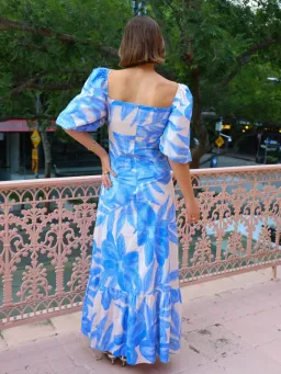By Nicola Camille Maxi Blue Lagoon Size 12 for rent on The Volte - image 4