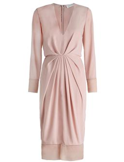 Zimmermann Ray Plunge Dress Pink Size 1/ AU 10 for rent on The Volte - image 1