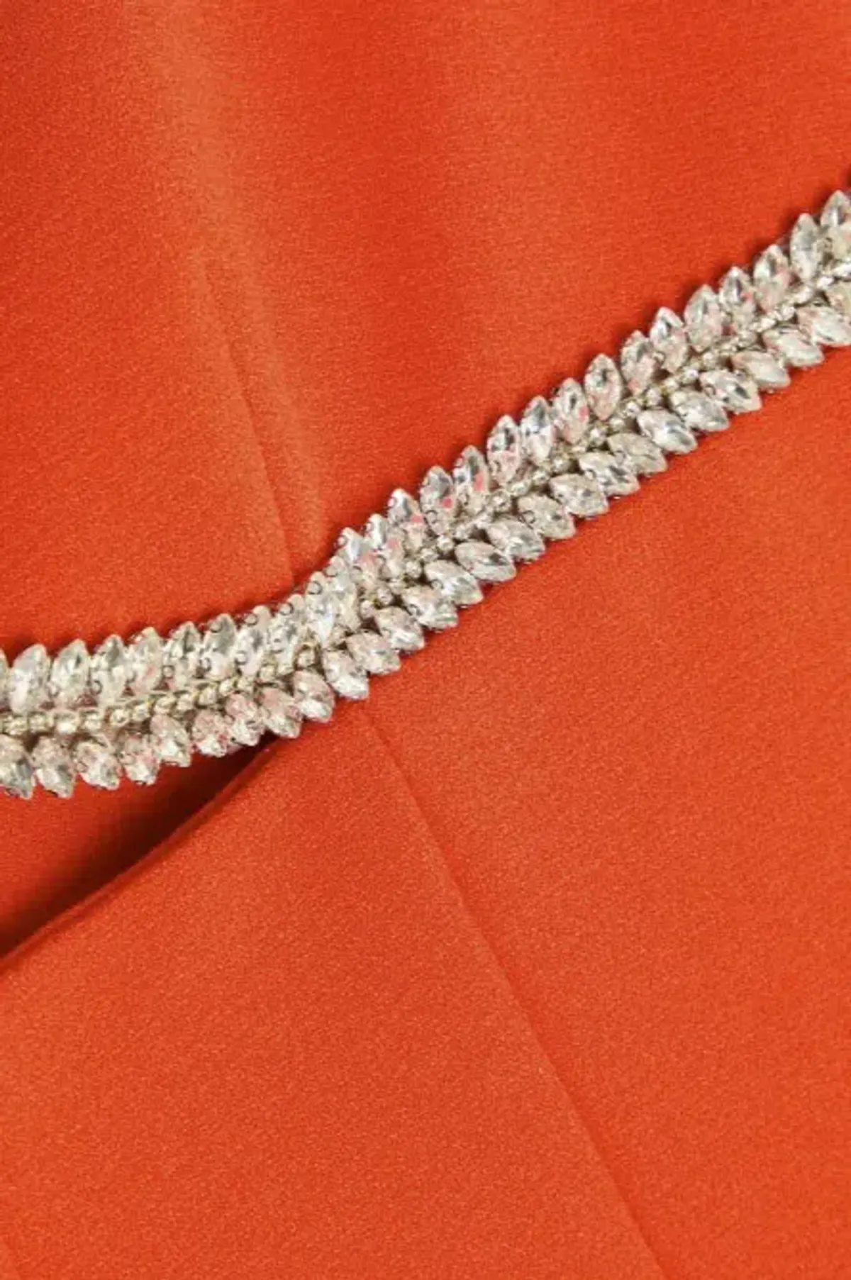 Rachel Gilbert Kyra Gown Flame Orange Size 1/AU 8 - Image 4
