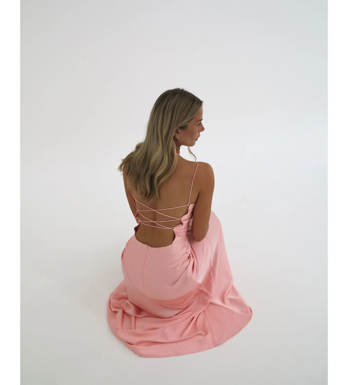 HNTR Alix Gown Pink Size S/Au 8 - Image 2
