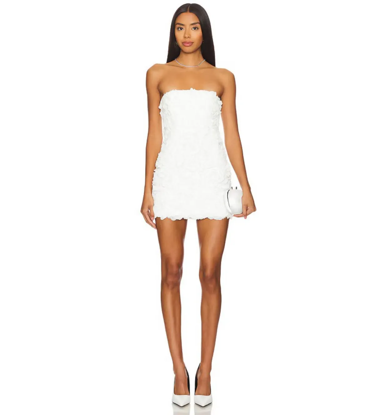 Lover + Friends Lucia Mini Dress White Size 6 - Image 1