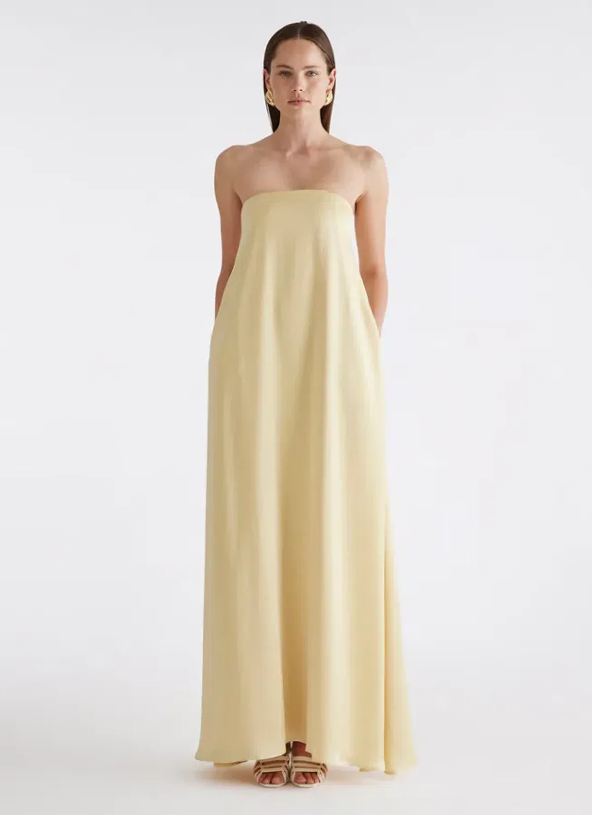 Anna Quan Delfina Dress in Champagne Size 6 - Image 1