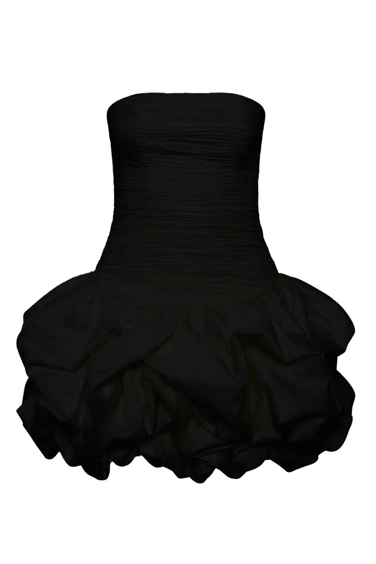 Aje Violette Bubble Hem Mini Dress Black Size 6 - Image 4