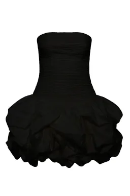 Aje Violette Bubble Hem Mini Dress Black Size 6 for rent on The Volte - image 4