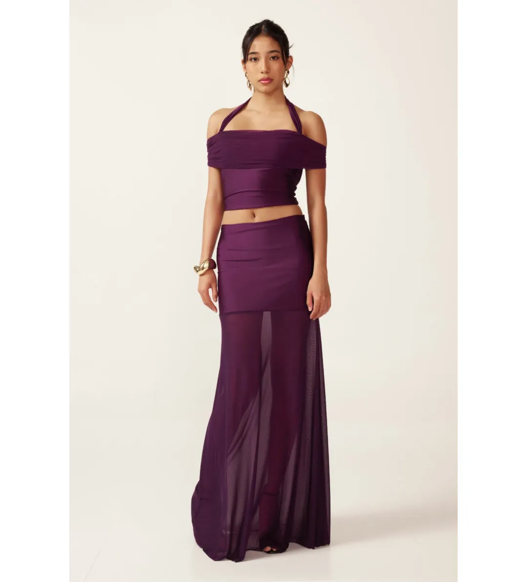 Ance Gria Vivienne Set Purple Size XS/Au 6 for rent on The Volte - main image